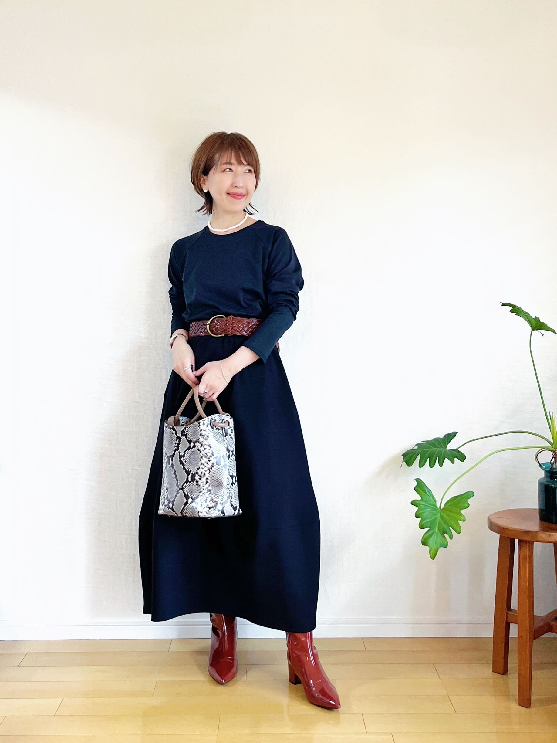 【50歳/153cm】これぞオシャレ上級者!?なスカートをコーデに取り入れてみませんか？.