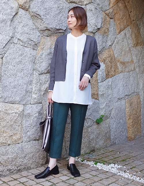 Made in JAPAN】ツイードテーパードパンツ | おしゃれな大人レディース ...