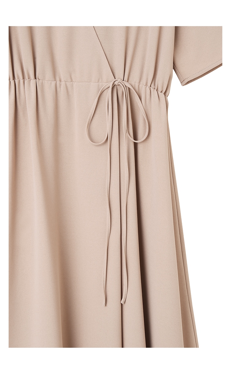 Sd Office リボンポイントカシュクールワンピース おしゃれな大人レディースファッション通販style Deli