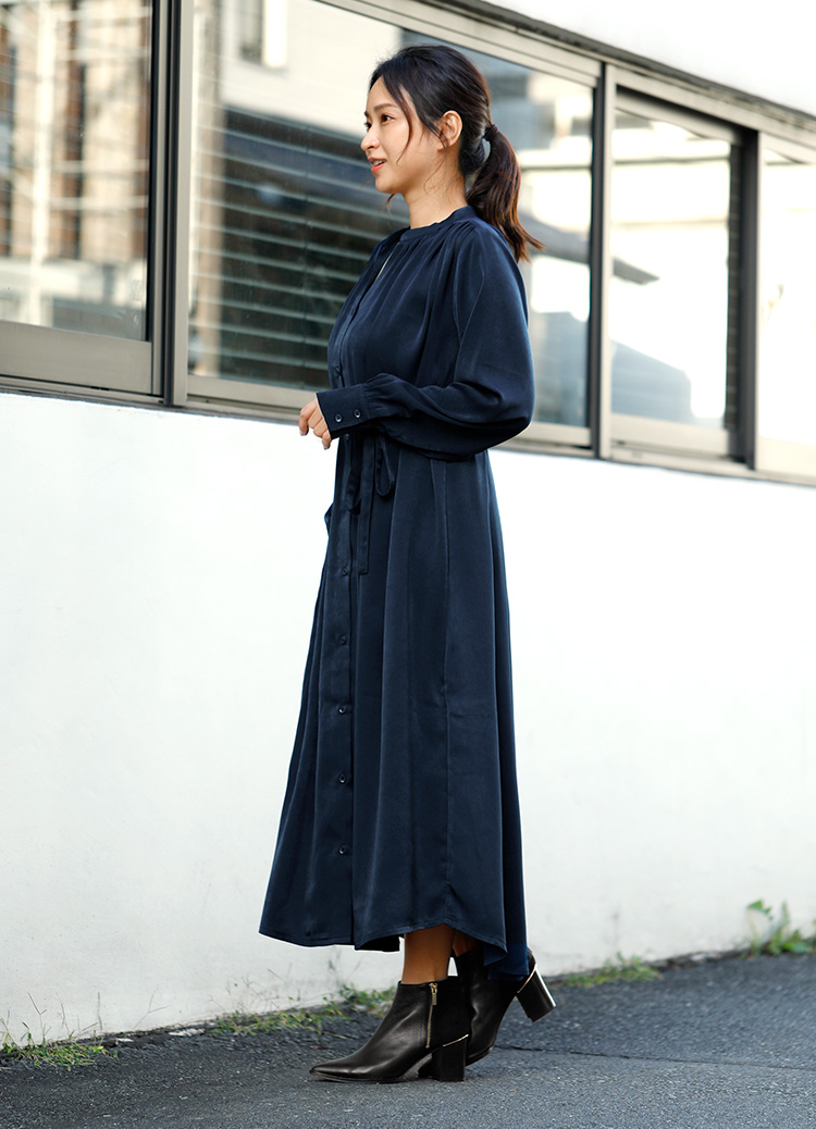 22年ファッション福袋 ドレープトップスセットアップ ネイビー 02 スタイルデリ その他 Hlt No