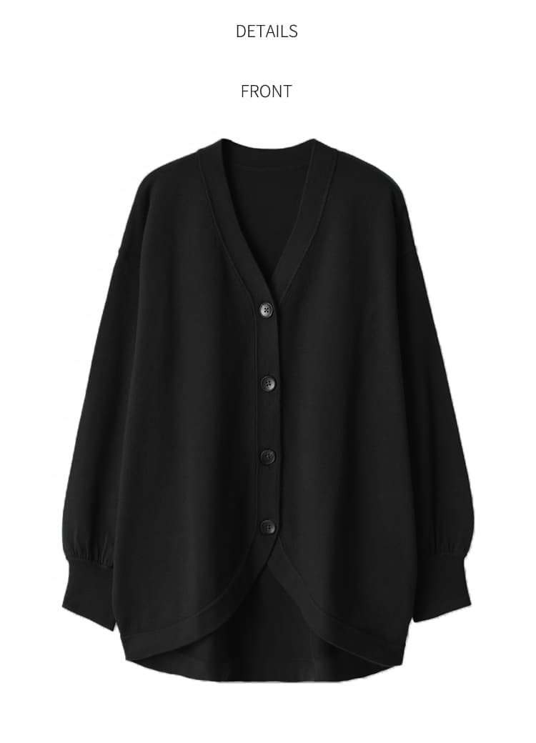 スムースタッチラウンドカーディガン【OUTLET】 | おしゃれな大人