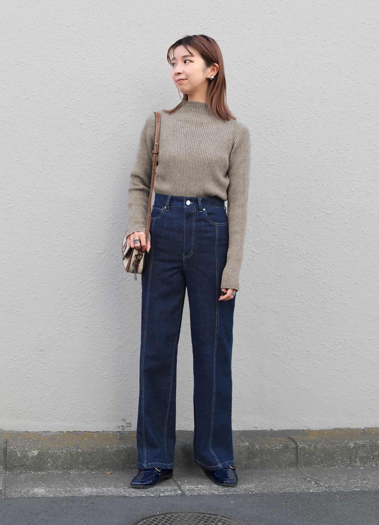 ハイウエストデニムワイドパンツ | おしゃれな大人レディース