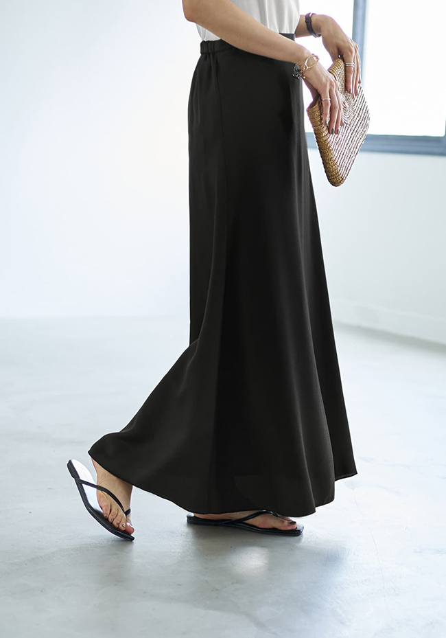 かなり涼しいジョーゼットロングスカート