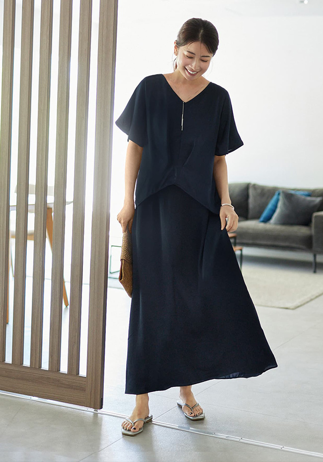 【ERIKA MORI×STYLE DELI】ハーフスリーブカバーアップ